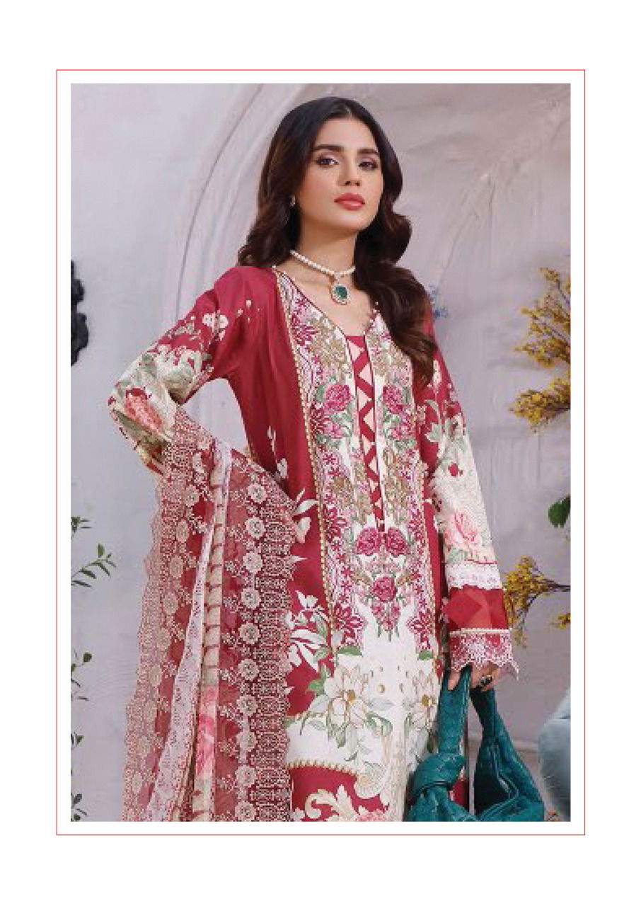  KAIRA 9 Heavy Law Printed Casual Wear Designer Karachi Dress Material Collection